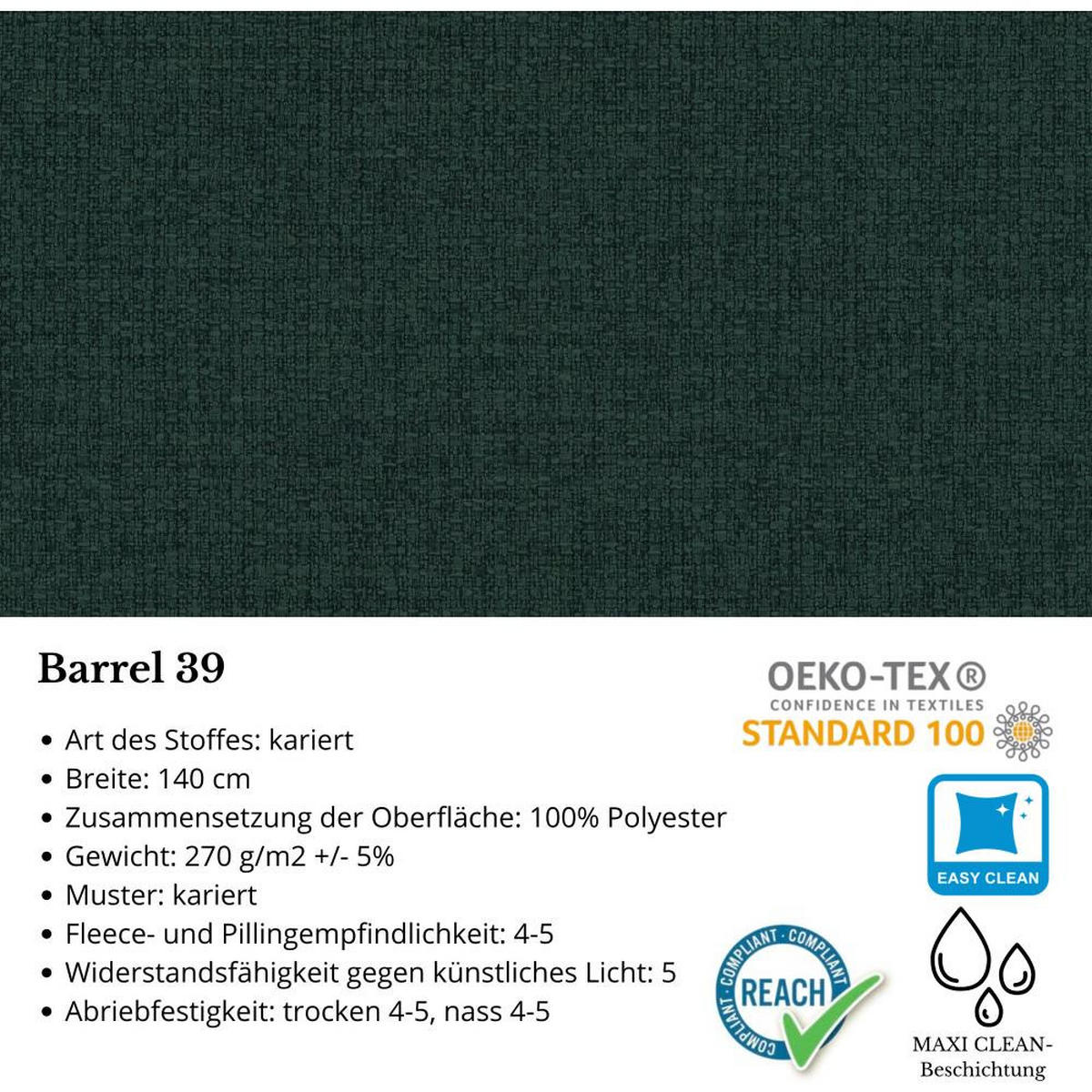 ECKSCHLAFSOFA Draco L Grün - Schwarz/Grün, Textil/Metall (268/183cm) - Beautysofa