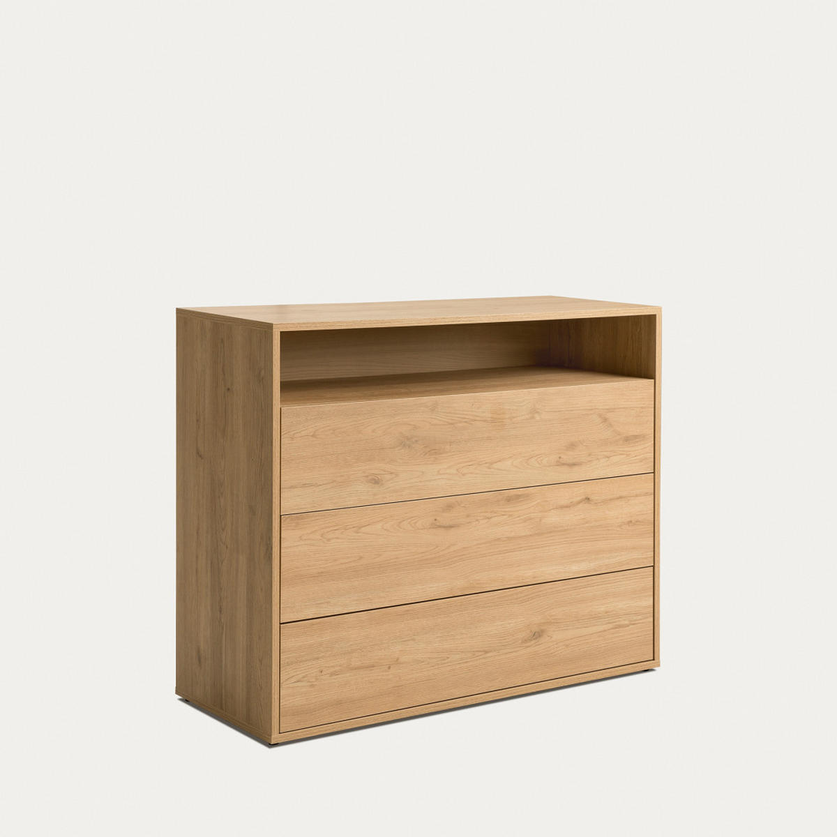 KOMMODE Hegas Natur 103.5 cm x 83.8 cm - Braun, Holzwerkstoff (103/83/40cm) - Kenay Home