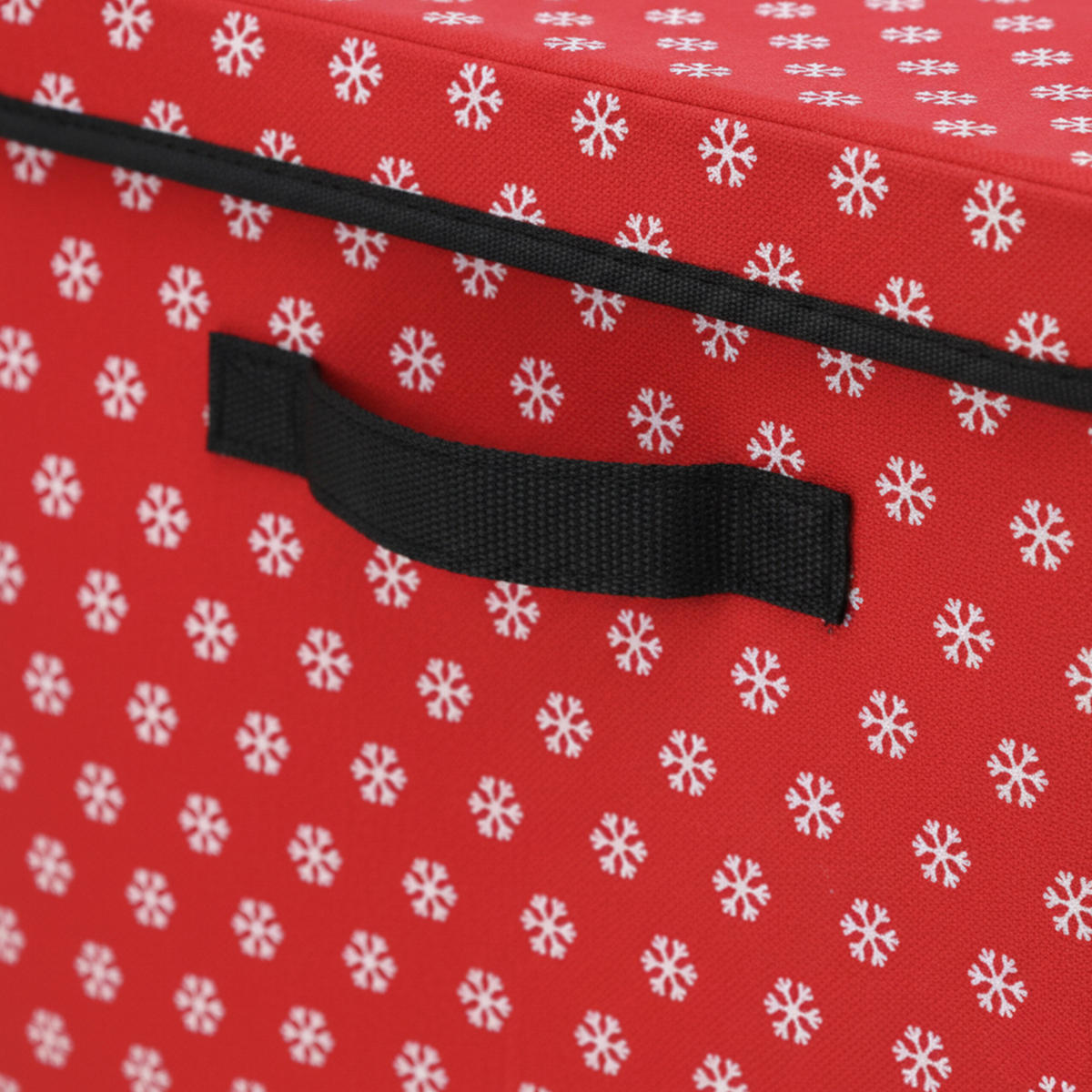 3XWEIHNACHTSKUGEL-AUFBEWAHRUNGSBOX - Rot, Wellpappe/Kunststoff (33/33/33cm) - Relaxdays