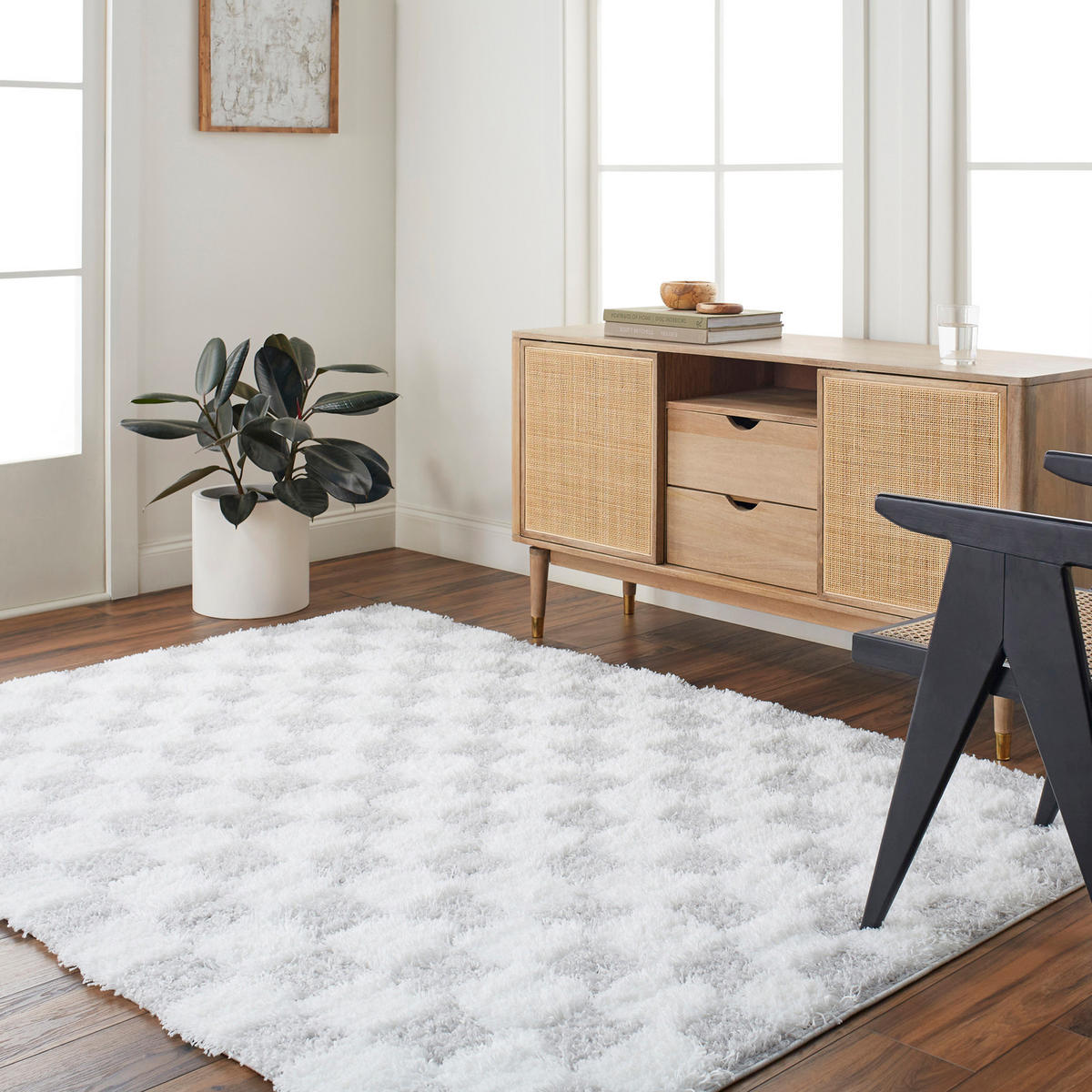 HOCHFLORTEPPICH 160/220 cm Grau - Grau, Naturmaterialien/Textil (160/220cm) - LIVABLISS