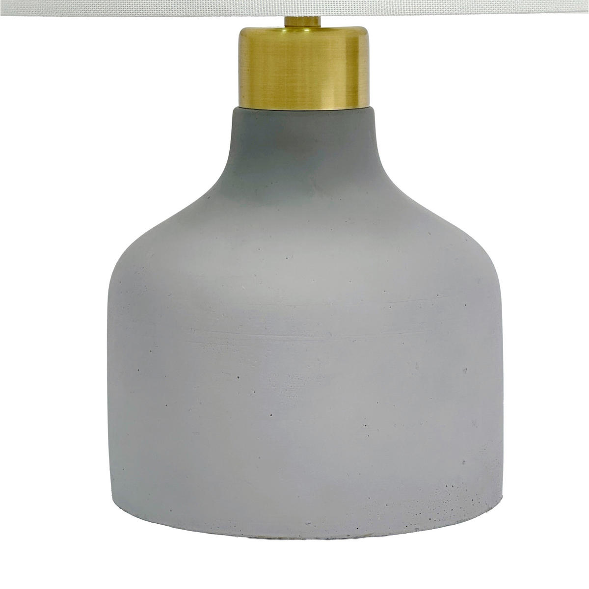 TISCHLAMPE - Multicolor, Stein/Textil (25/25/35cm) - Relaxdays