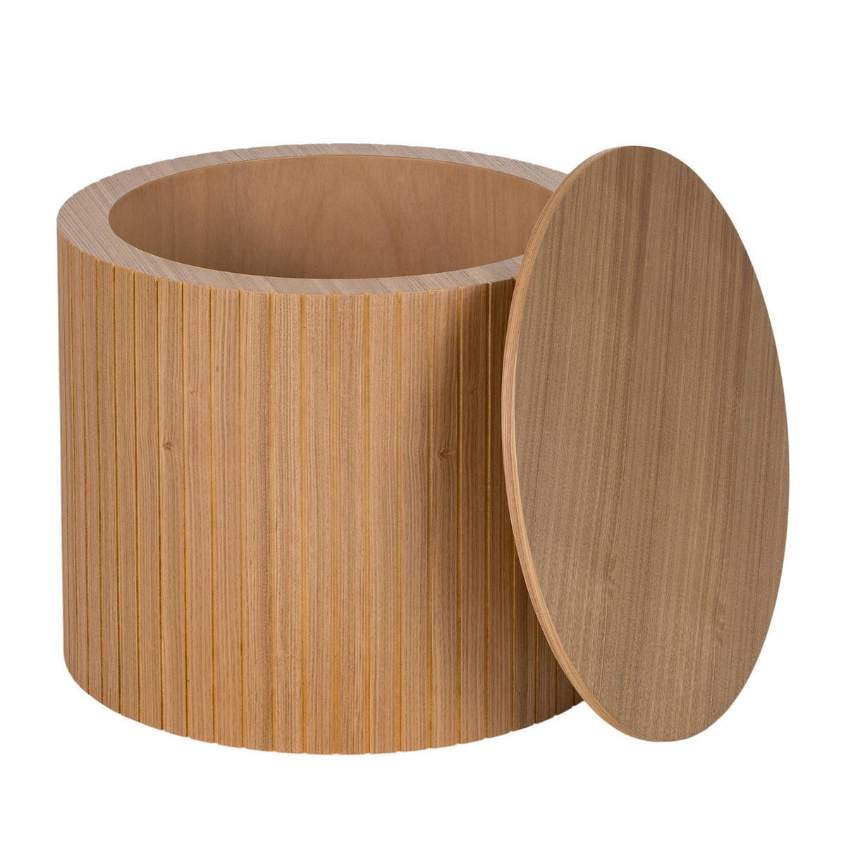 COUCHTISCH - 2er-Set - Echtholzfurnier - Eschefarben, Holzwerkstoff (49/49/38cm) - home24