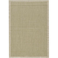 TEPPICH Outdoor Flachgewebe Uni-Farbe Polypropylen Balkon Grün Rechteckig 120x170 - Grün, Textil (120/170cm) - KADIMA DESIGN