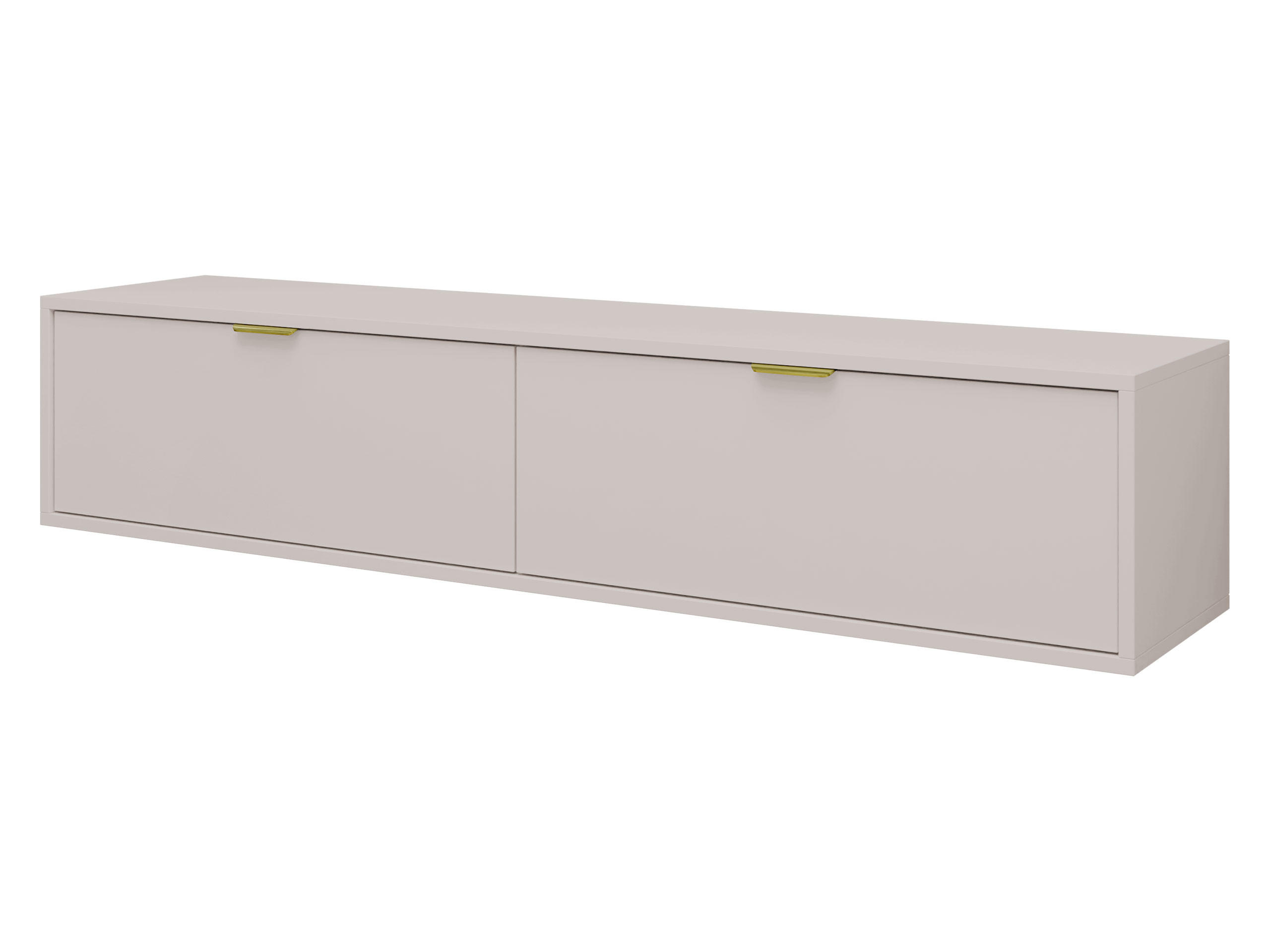 TV-LOWBOARD Senna 175 - Kaschmir/Goldfarben, Holzwerkstoff/Metall (175/30/33cm) - MIRJAN24