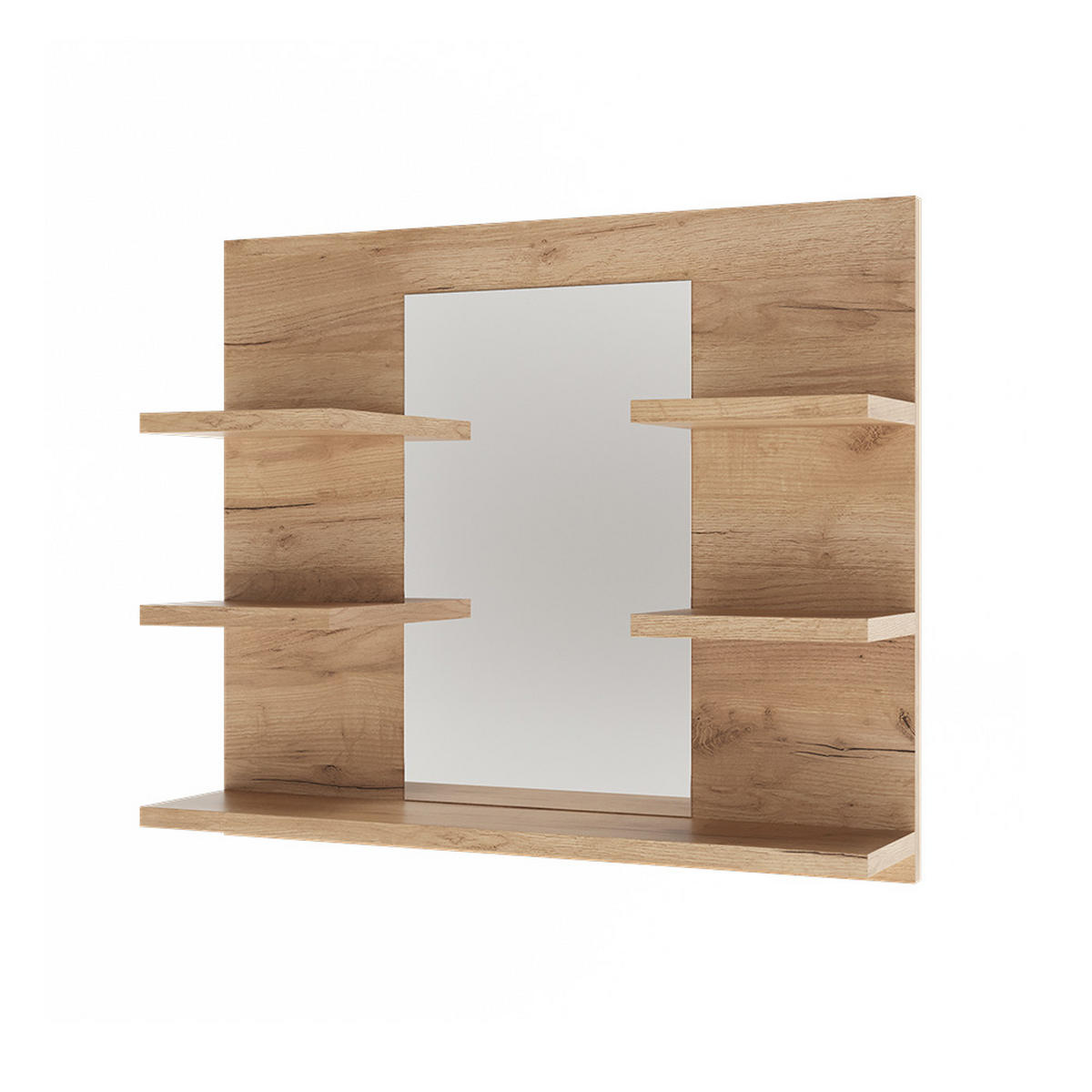 KOUPELNOVÁ ZRCADLOVÁ SKŘÍŇKA Wilbur Zlatý mocný dub - medově dubová, kompozitní dřevo (58.8/50/13.6cm) - Vicco