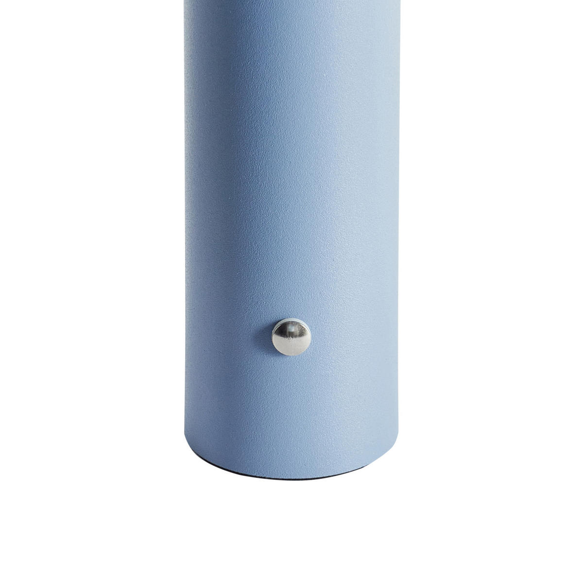 LED-TISCHLEUCHTE Blau/Weiß Bojo - Blau/Weiß, Metall (14/14/25cm) - Beliani