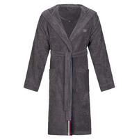 BADEMANTEL HERREN KAPUZE DECIMO GRAPHIT - 766 - Grau, Textil (Snull) - Bugatti