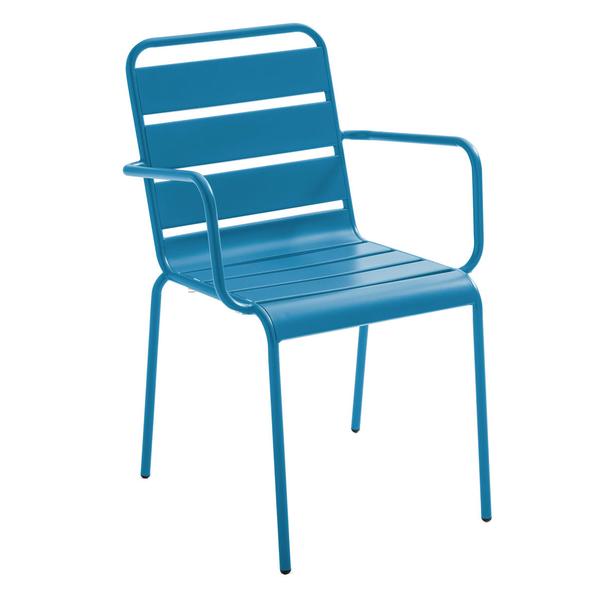 GARTENSET 3-tlg., Pazifikblau - Blau, Metall - Oviala