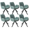 ARMLEHNSTUHL-SET 6 Stück in Stoff(YZ7) - Mintgrün, Textil (56/82/59cm) - HOMAVO