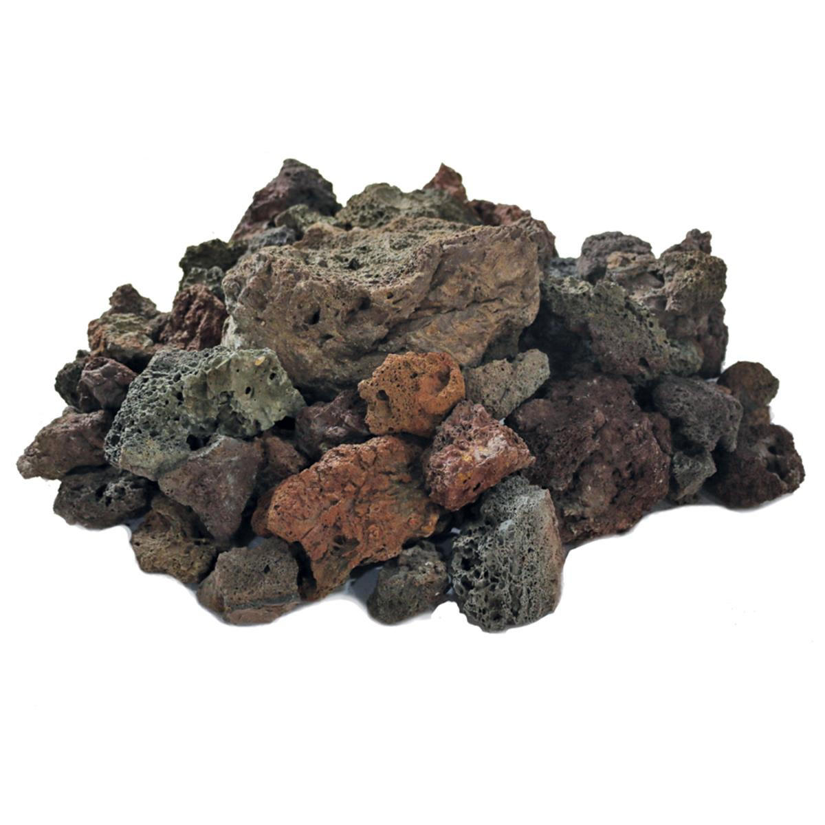 LAVASTEINE rötlich für Gas-Feuerstellen, 3 kg - Rotbraun, Stein (30/8/30cm) - Elementi