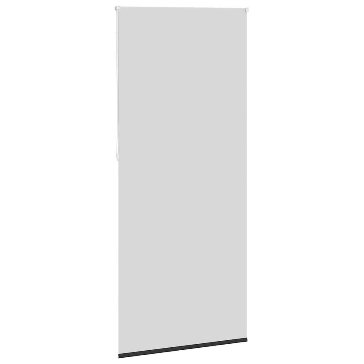 VERDUNKELUNGSROLLO 104,4/230 cm Stoffbreite 100 cm aus Polyester Schwarz - Schwarz, Textil (100/230cm) - vidaXL