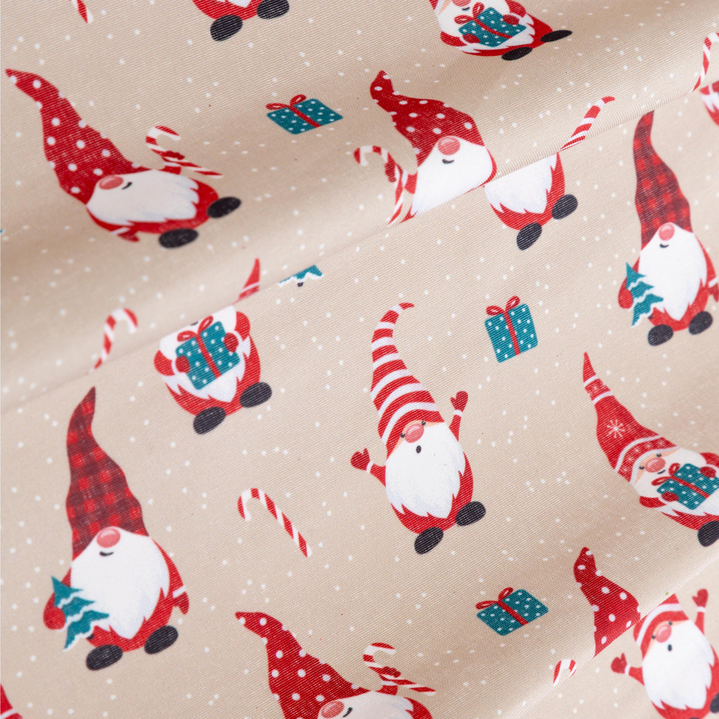 TISCHLÄUFER Weihnachtswichtel 28/300 cm - Multicolor, Textil (300cm) - Atmosphera Createur d´interieur