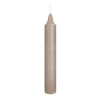 MARBLE Leuchterkerzen durchgefärbt Schlamm 150 x 22 mm, 20er Set - Schlammfarben, Paraffin (2.2/15/15cm) - Wiedemann Kerzen