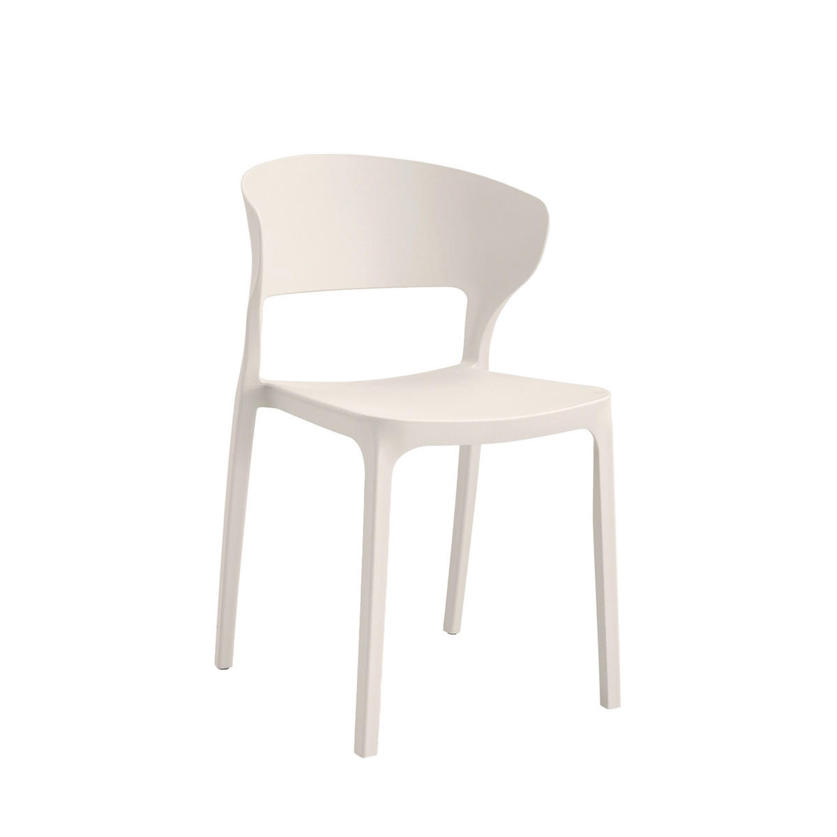 STUHL FÜR DRAUSSEN Serin Beige 48 cm x 76 cm - Beige, Kunststoff (48/76/52cm)