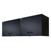 WERKZEUGSCHRANK Elephant 2er Set Stahl Wandschrank 55x80x40cm Schwarz - Schwarz, Metall (160/55/40cm) - PROREGAL
