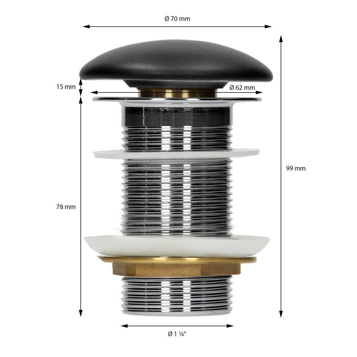 WASCHBECKEN - Schwarz, Keramik (39/15/39cm) - ML-DESIGN