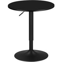 BARTISCH Stehtisch, Bistrotisch aus MDF Metall, 60x60x91cm - Schwarz, Holzwerkstoff/Metall (60/60/91cm) - Woltu