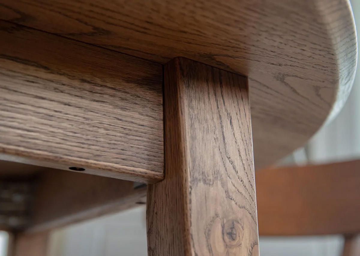 ESSTISCH Orbetello Eiche Tabak 90-190 / 90 / 74,5cm - Dunkelbraun, Holz (90/190/74.5cm) - Feldmann-Wohnen