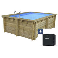 POOL AUS HOLZ maldives - Braun, Holz (3.2/3.2cm) - Habitat Garten