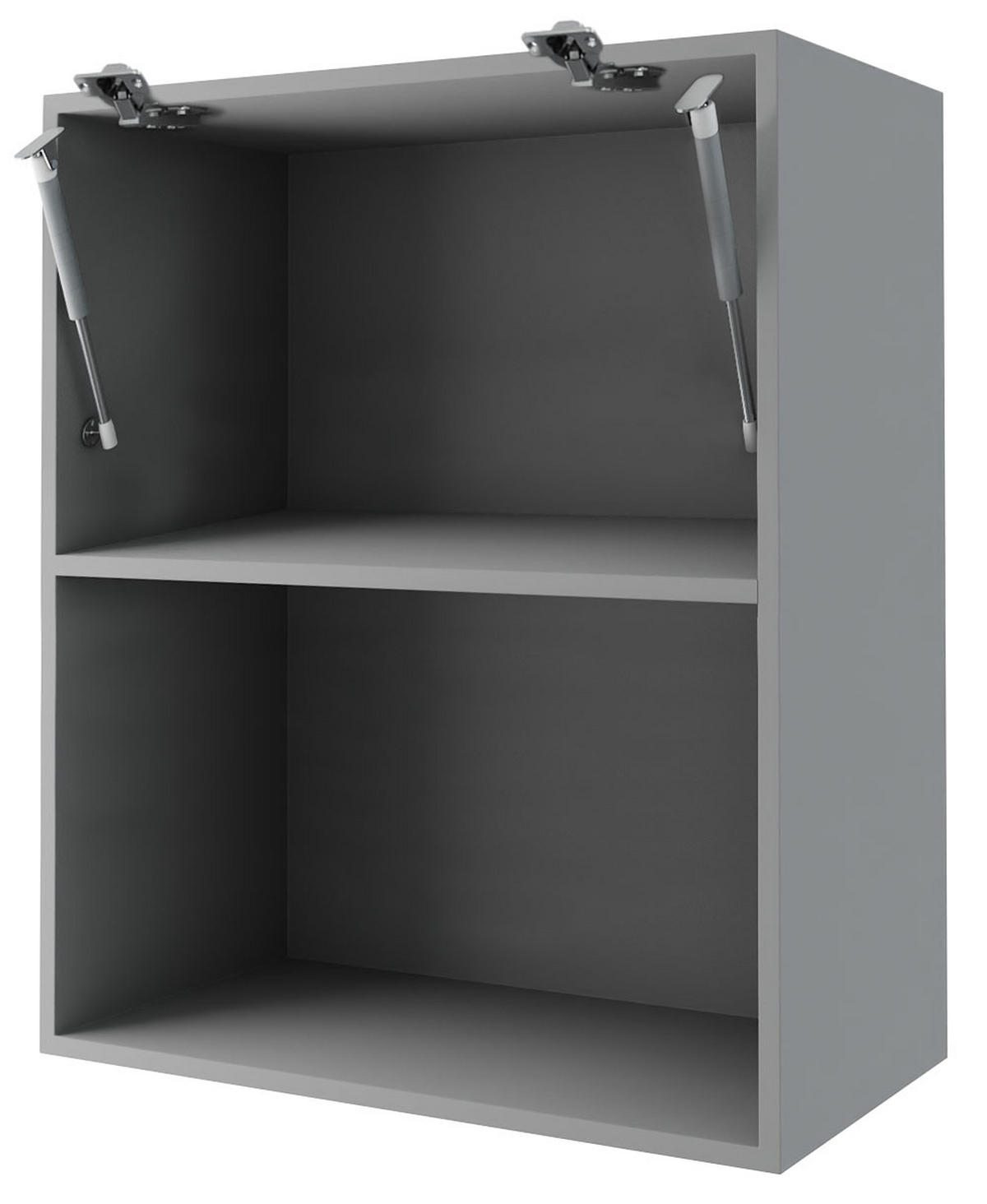 MIKROWELLENUMBAUSCHRANK Kvantum W2MK/60 Dust Grey Matt / Grau Matt 60 / 32,5 / 72cm - Grau, Holz/Holzwerkstoff (60/72/32.5cm) - Feldmann-Wohnen