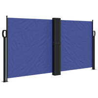 SEITENMARKISE Ausziehbar Blau 120x1000 cm - Blau, Metall (1000/120cm) - furnicato