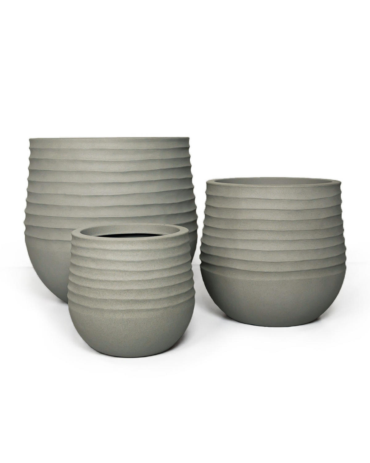 BLUMENTOPF Grau TERRA L 54x54x49 cm - Grau, Kunststoff (49cm) - Mazovia