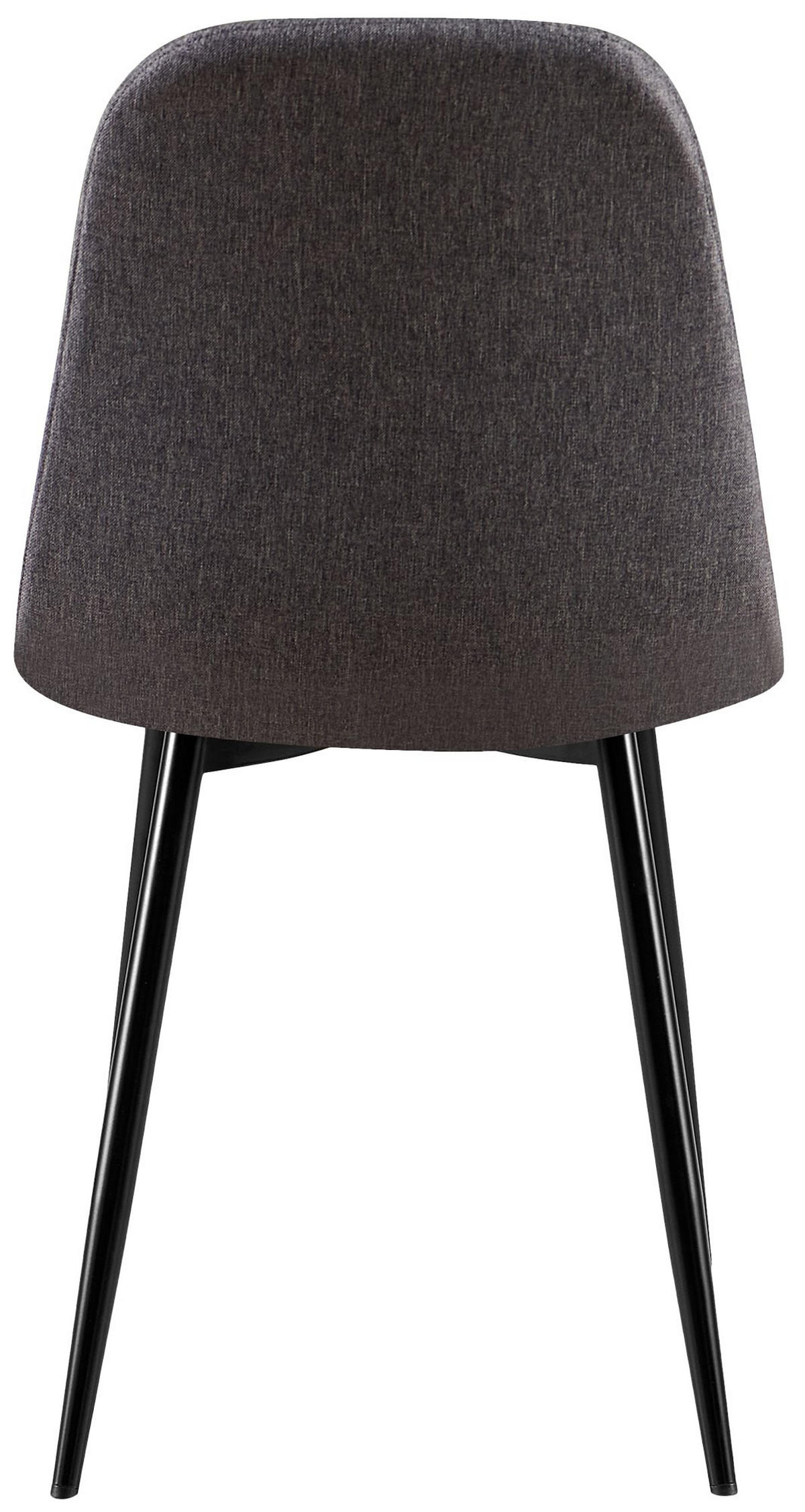 STUHL Stoff Dunkelgrau - Dunkelgrau/Schwarz, Textil/Metall (44/88/54cm) - CLP