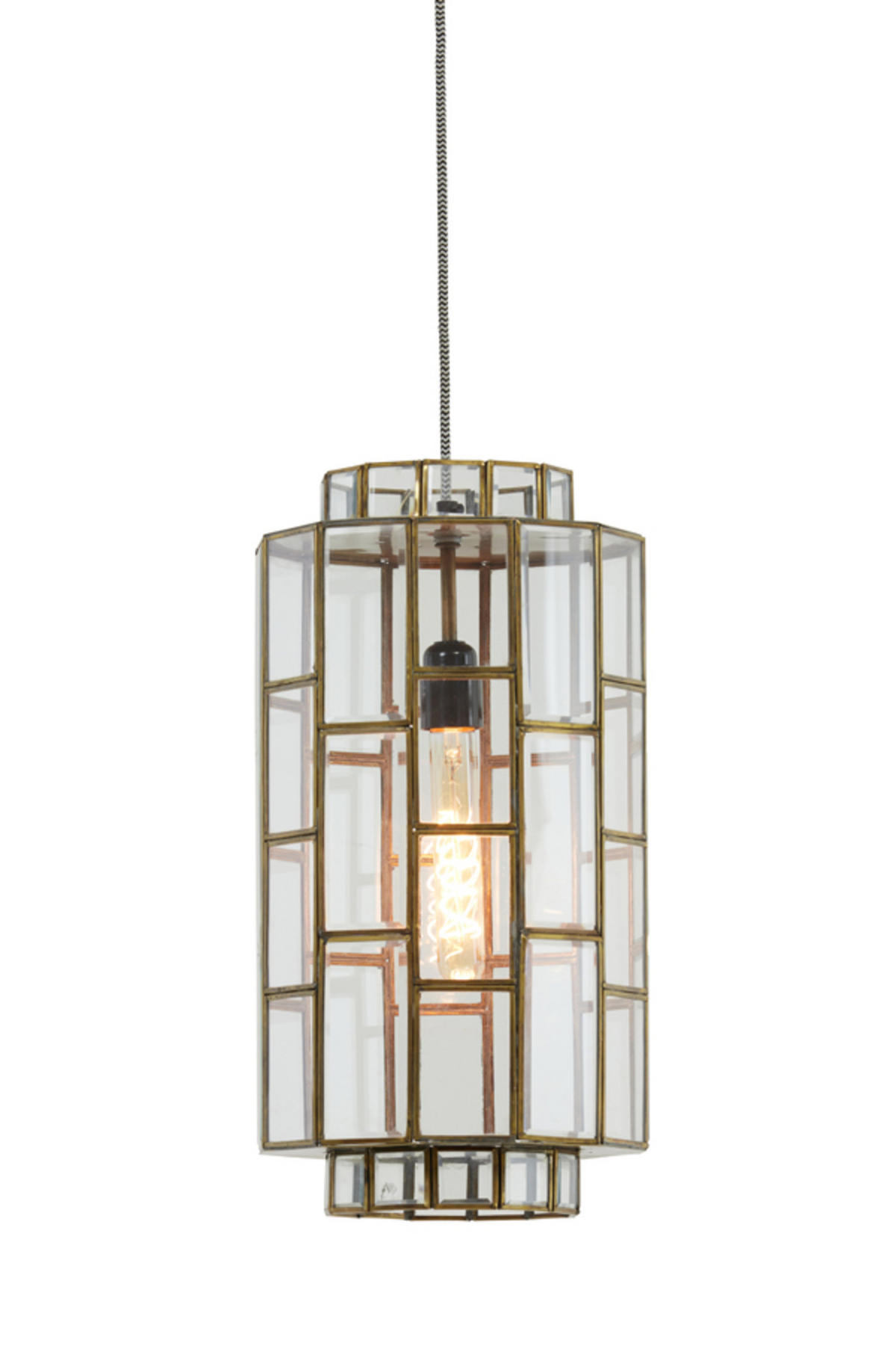 HÄNGELAMPE Søstrene Bronze Ø24/45 cm - Bronzefarben, Metall (24/24/45cm) - Light & Living