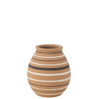 VASE TUKANO - Töpferei - Multi - Ø 20 cm - Multicolor, Keramik (23.5cm) - J-Line