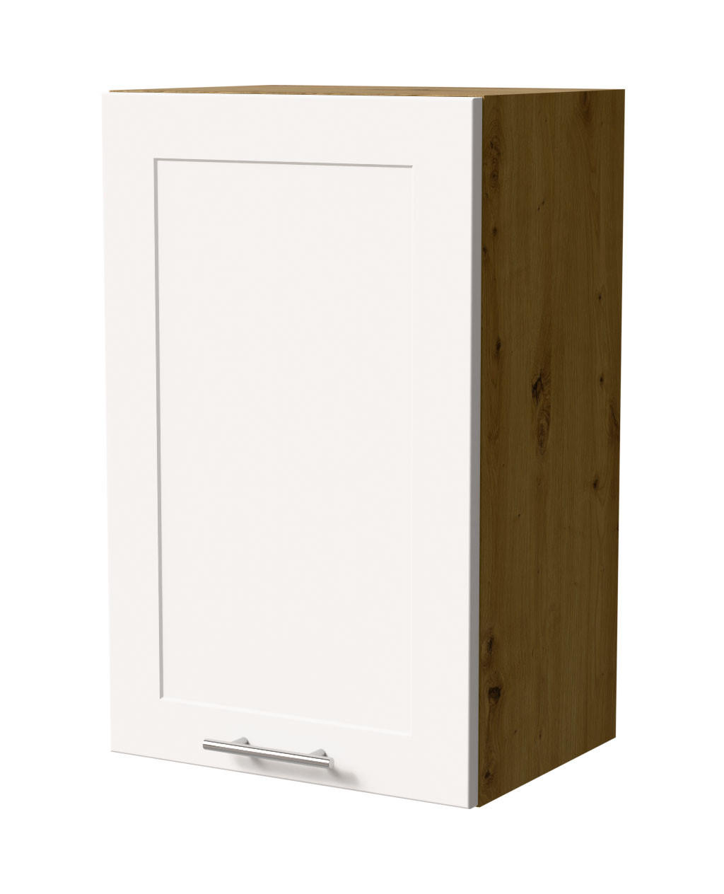 HÄNGESCHRANK Oslo W2/45 Eiche Artisan / Weiß Matt 45 / 32,5 / 72cm - Eiche Artisan/Weiß, Holz/Holzwerkstoff (45/72/32.5cm) - Feldmann-Wohnen