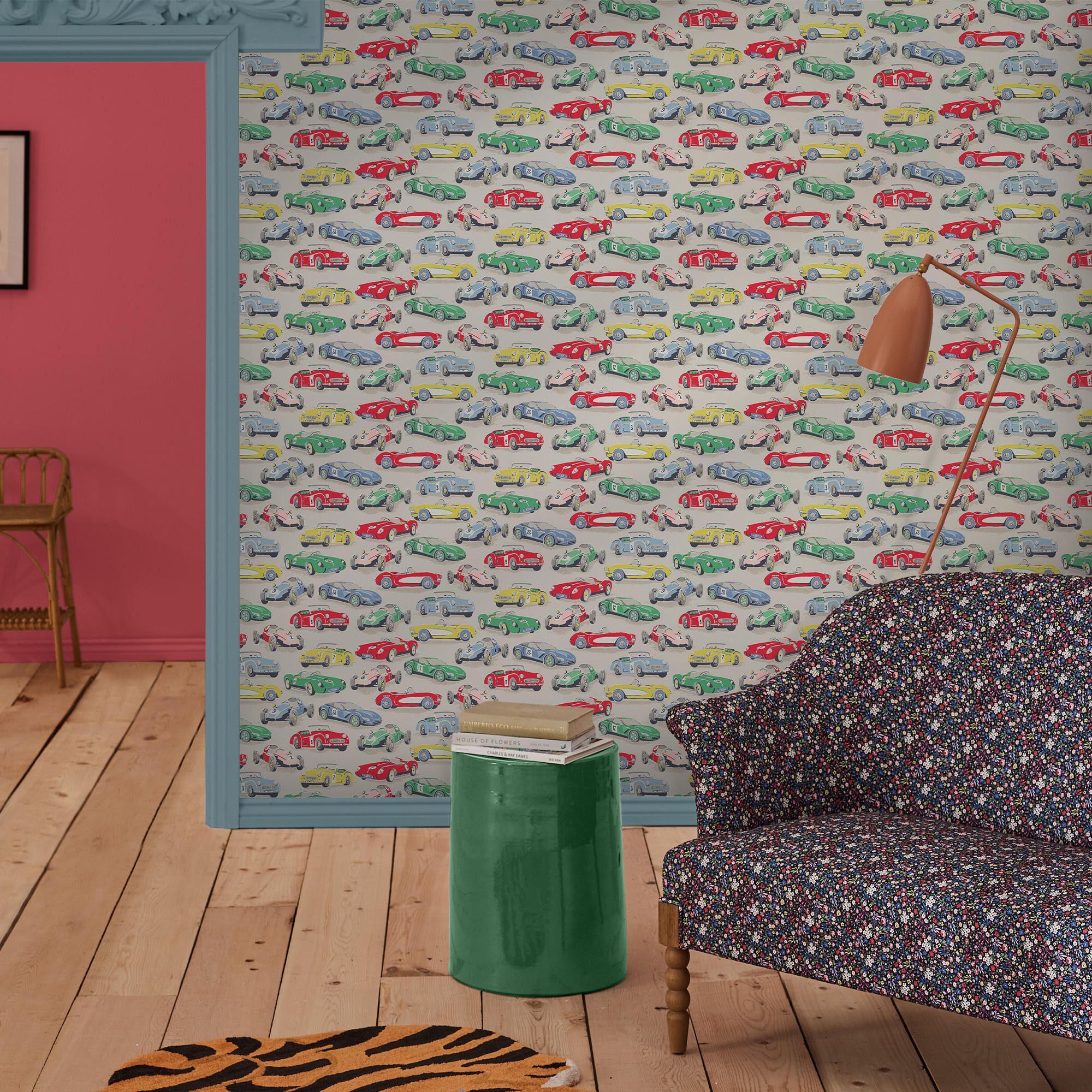 VLIESTAPETE Oldtimer - Multicolor, Papier/Kunststoff (52/1000cm)