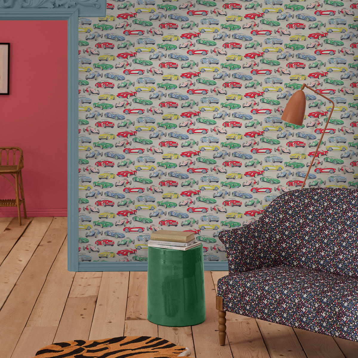 VLIESTAPETE Oldtimer - Multicolor, Papier/Kunststoff (52/1000cm)