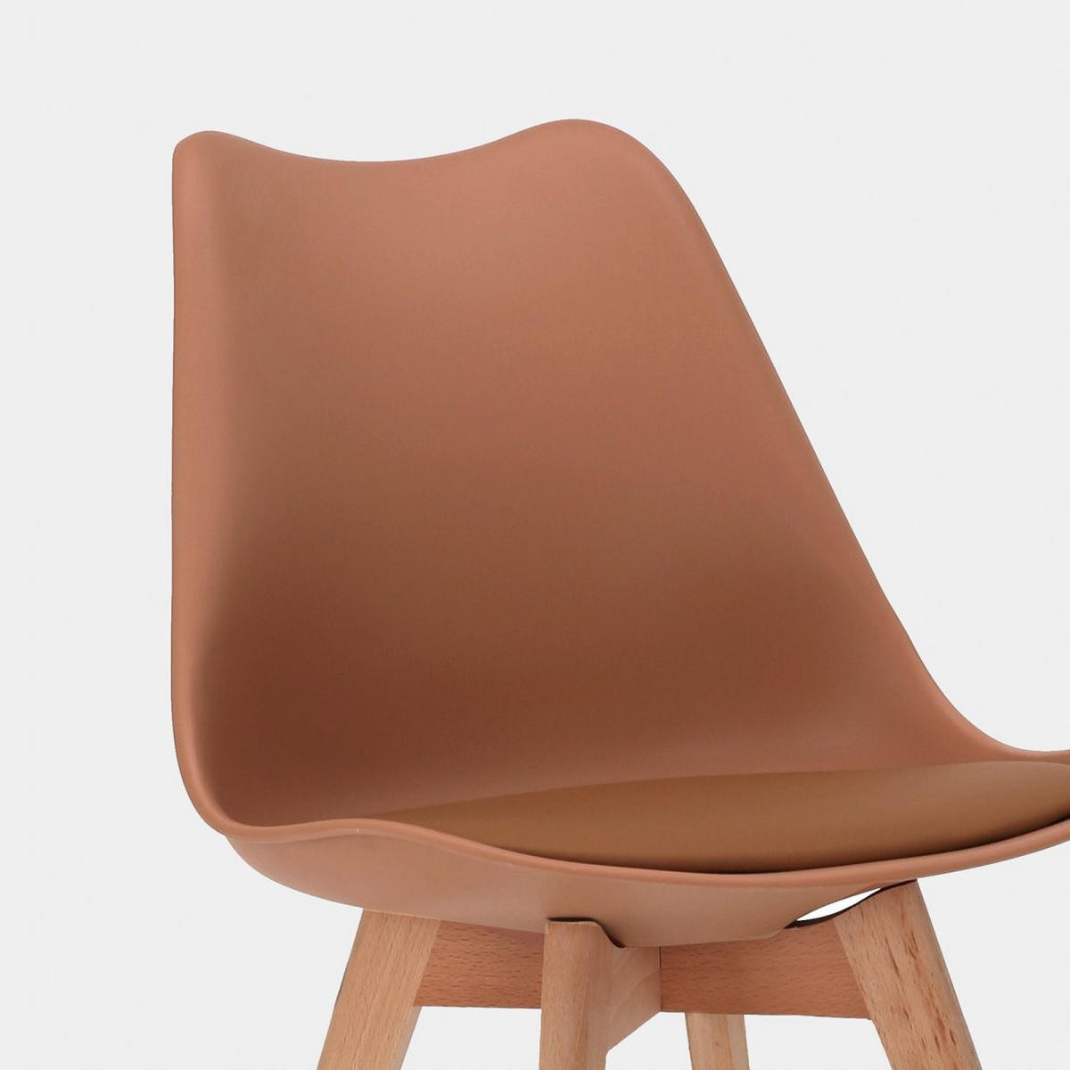 KÜCHENSTUHL Kler Terrakotta / Orange 48 cm x 82 cm - Terracotta, Kunststoff (48/82/57cm)