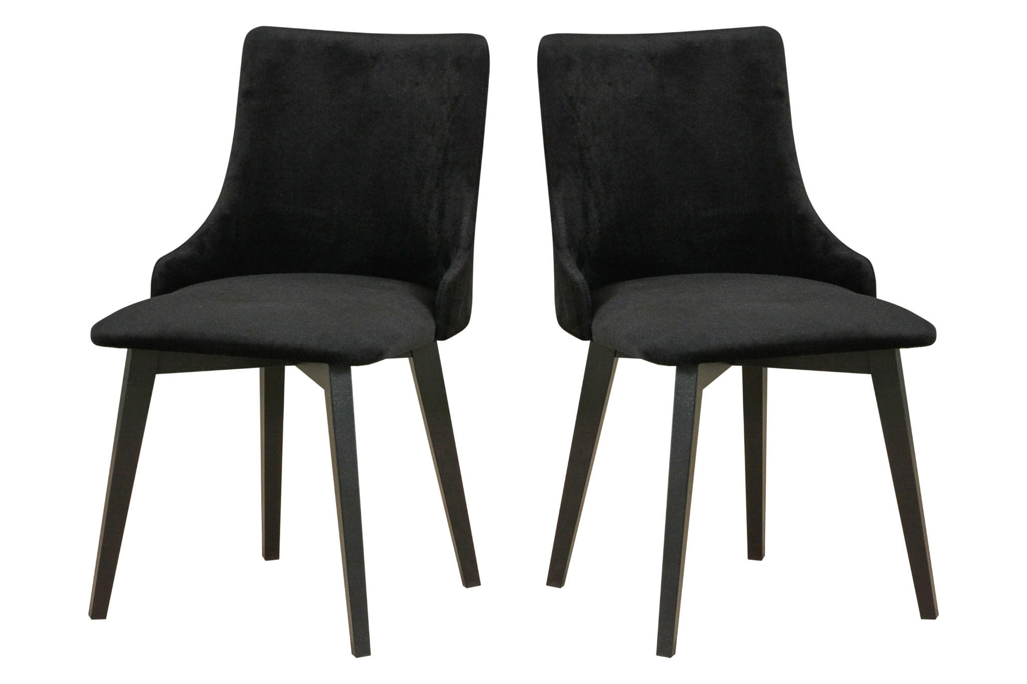 Leaf Design Stuhl Schwarz 43x83x40 cm