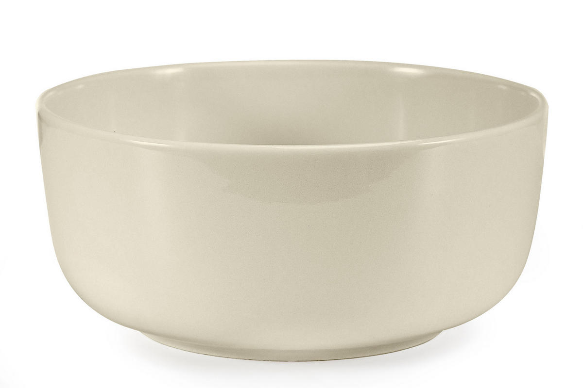 SCHÜSSEL-SET VICTO 6 Personen 6-tlg - Beige, Keramik - KONSIMO®