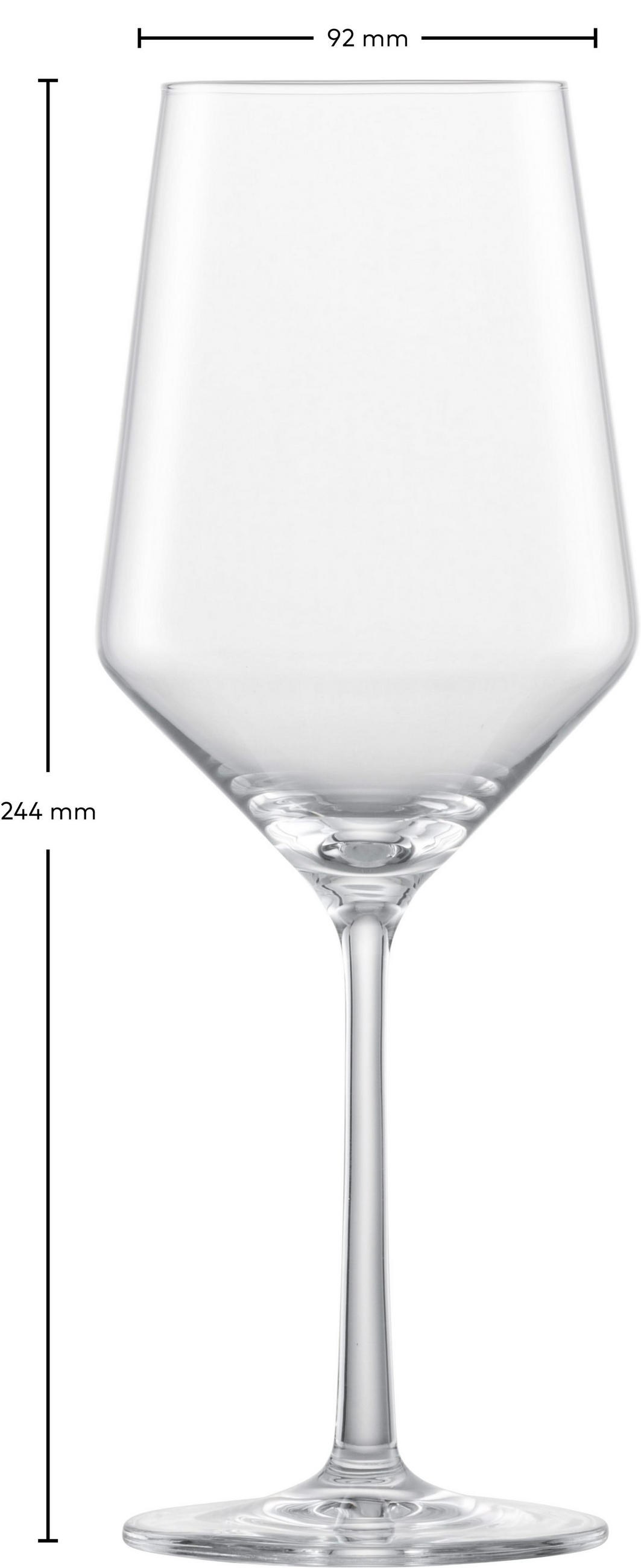 ROTWEINGLAS Pure 550 ml - 6er Set - Transparent, Glas (0.55L) - Zwiesel Glas