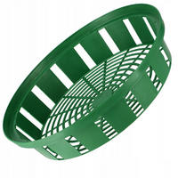 BLUMENZWIEBELKORB 30 cm, grün - Grün, Kunststoff - KADAX