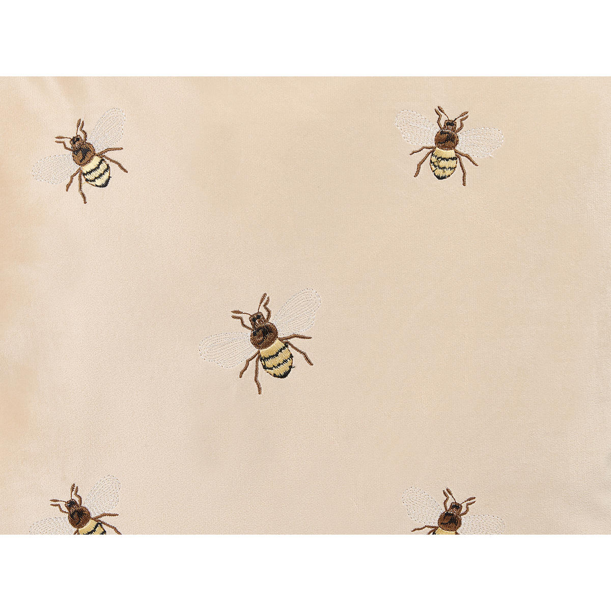 DEKOKISSEN 2er-Set Beige 45/45 cm Talinum - Beige, Textil (45/45cm) - Beliani
