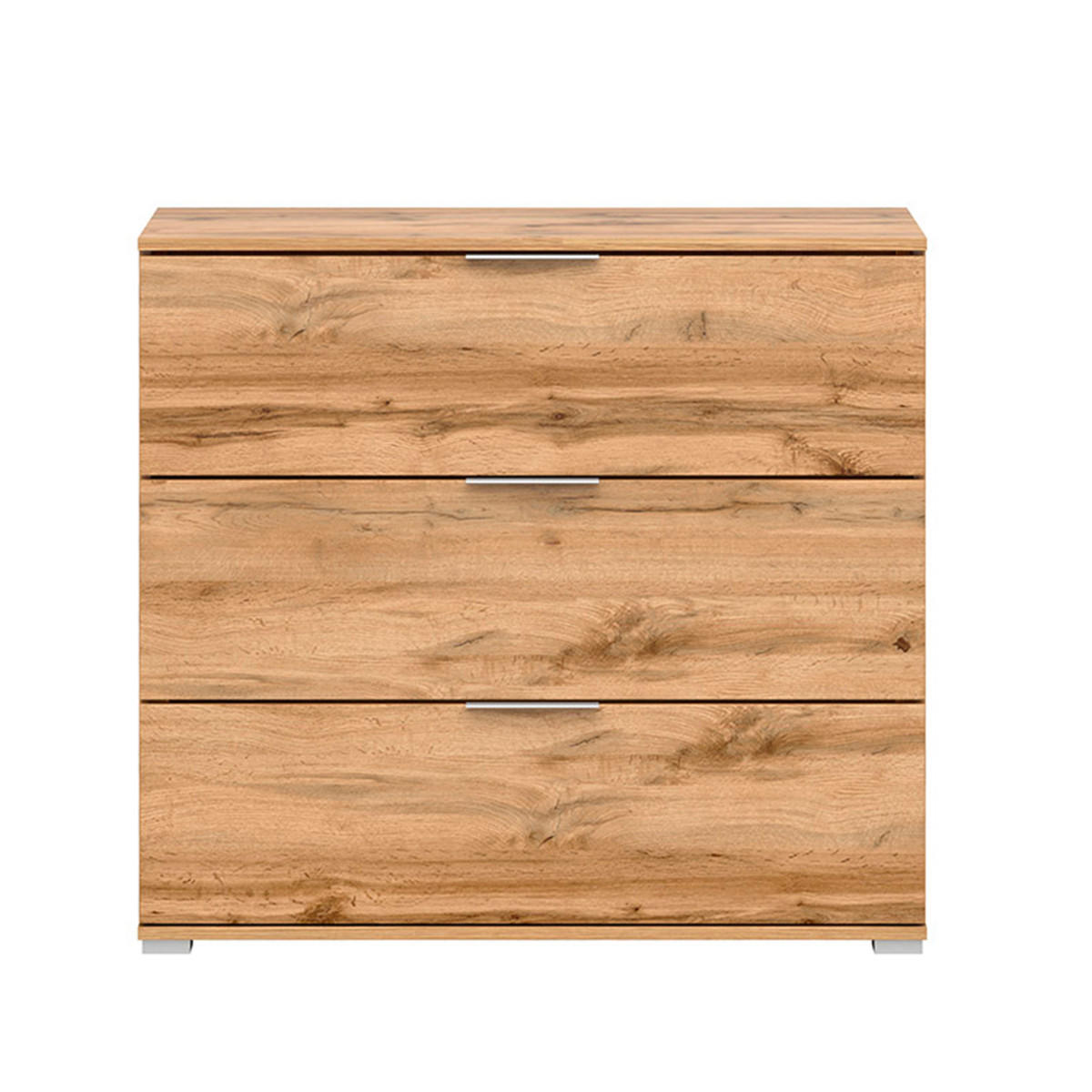 KOMMODE Selma Holz - Braun, Holzwerkstoff (95/86/41cm) - Petits-meubles