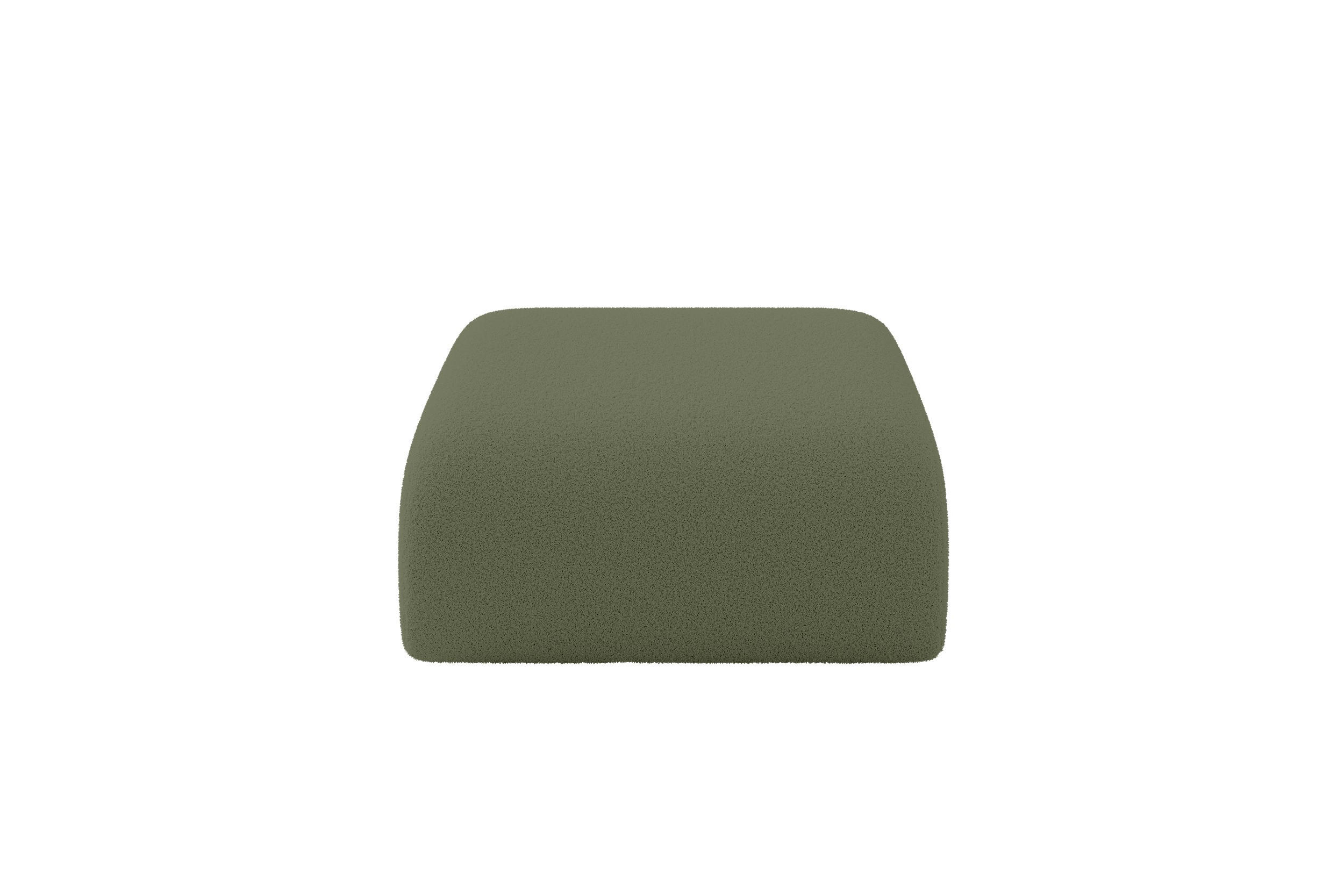ALTDECOR MODULÁRNÍ TABURET MIRA-PUF 91x89x40 cm, zelený, buklé