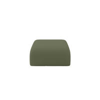 POUF MIRA-PUF 91x89x40 Grün cm Bouclé Modular Sitzhocker - Schwarz/Olivgrün, Holzwerkstoff/Kunststoff (91/40/89cm) - ALTDECOR