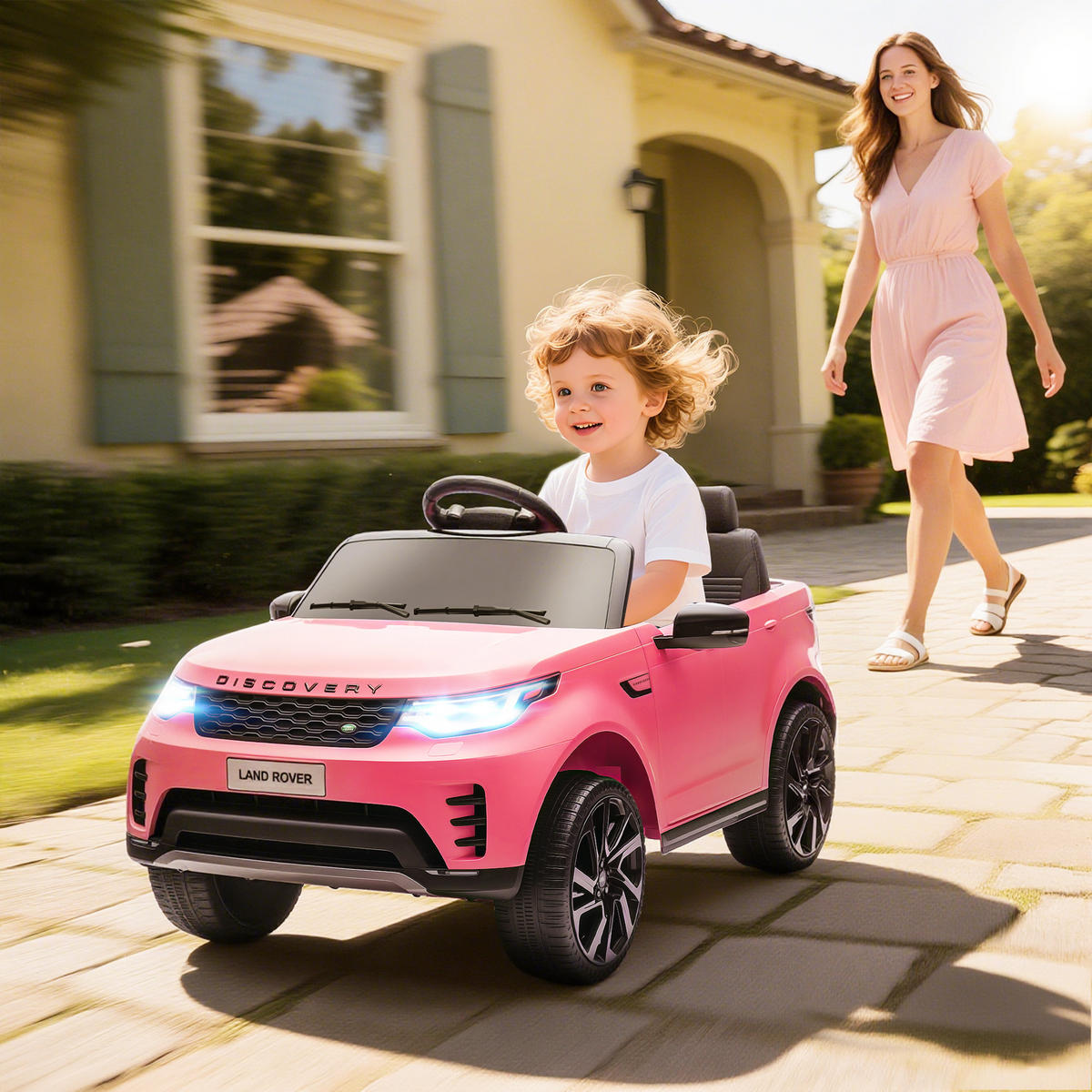 ELEKTRO-KINDERAUTO DE-13159 2,4G Fernbedienung Rosa - Pink, Kunststoff (105/68.5/58cm) - ComfortXL