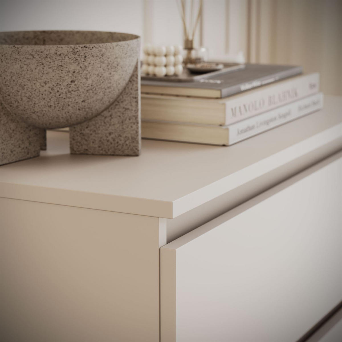 HIGHBOARD HANA M3 Kaschmir - Kaschmir, Holzwerkstoff (70/75/40cm) - Lookway