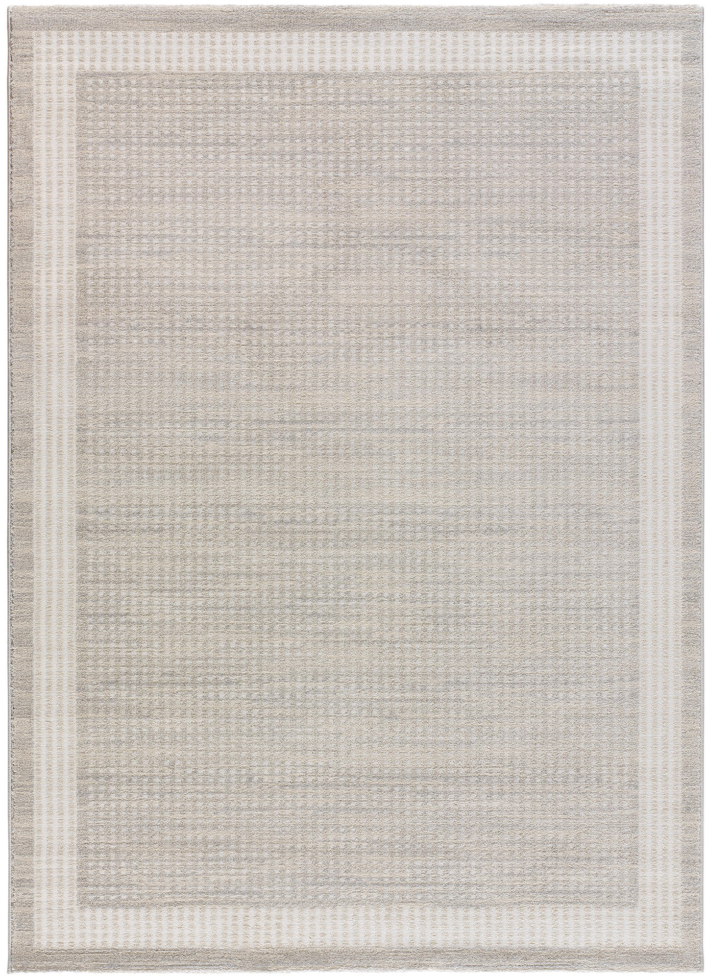 WEBTEPPICH Creme Hl-Border 200/300 cm - Creme, Naturmaterialien/Textil (200/300cm) - Atticgo