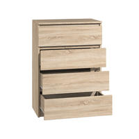 KOMMODE bella4 Sonoma - Sonoma Eiche, Holzwerkstoff (70/98/35cm) - roe furniture