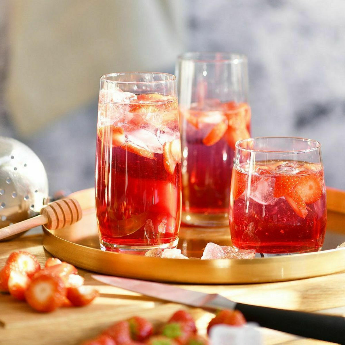 LONGDRINKGLÄSER, 6er-Set, 350 ml - Transparent, Glas (0.41L) - Krosno Glass