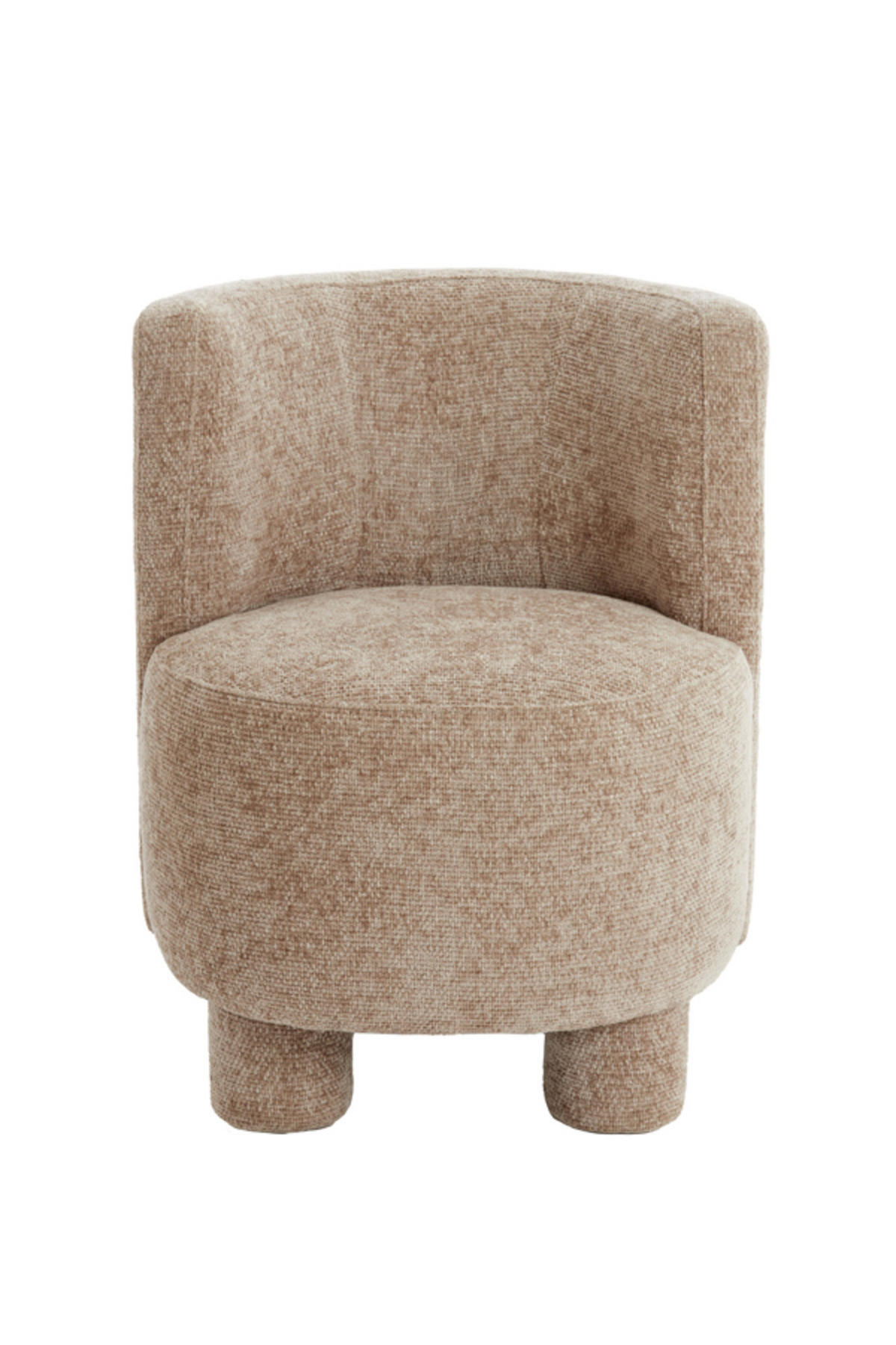 SESSEL Kamova Braun 65/65/78 cm - Beige, Holz (65/78/65cm) - Light & Living
