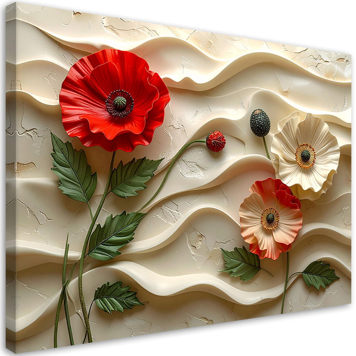 Feeby Wandbild, Beige 100x70 cm