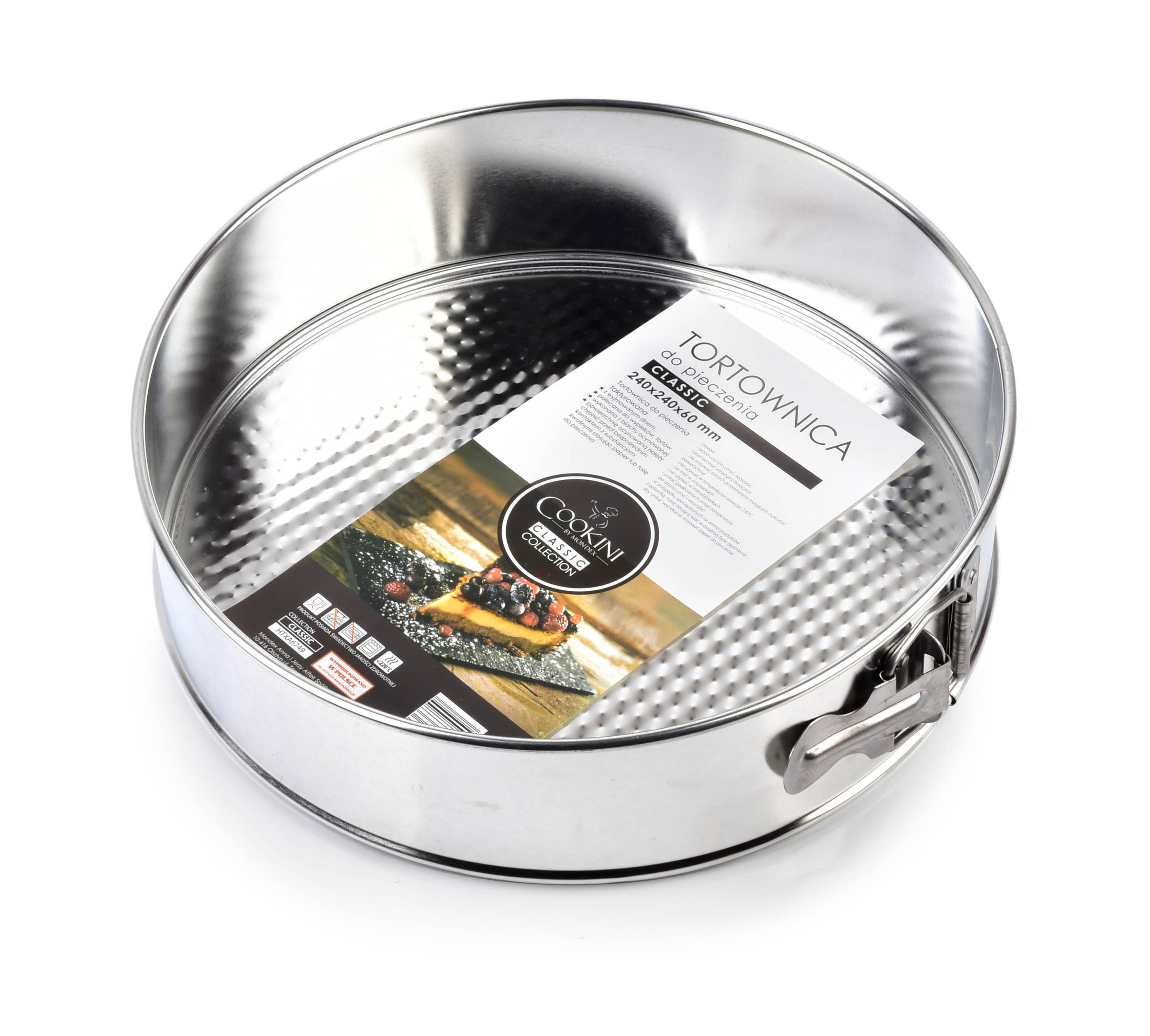 SPRINGFORM Classic Silber 24/24/6.5 cm Metall - Silberfarben, Metall (24/6.5/24cm) - Mondex