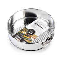SPRINGFORM Classic Silber 24/24/6.5 cm Metall - Silberfarben, Metall (24/6.5/24cm) - Mondex